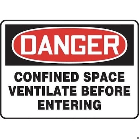 Accuform OSHA DANGER SAFETY SIGN CONFINED MCSP141XL MCSP141XL